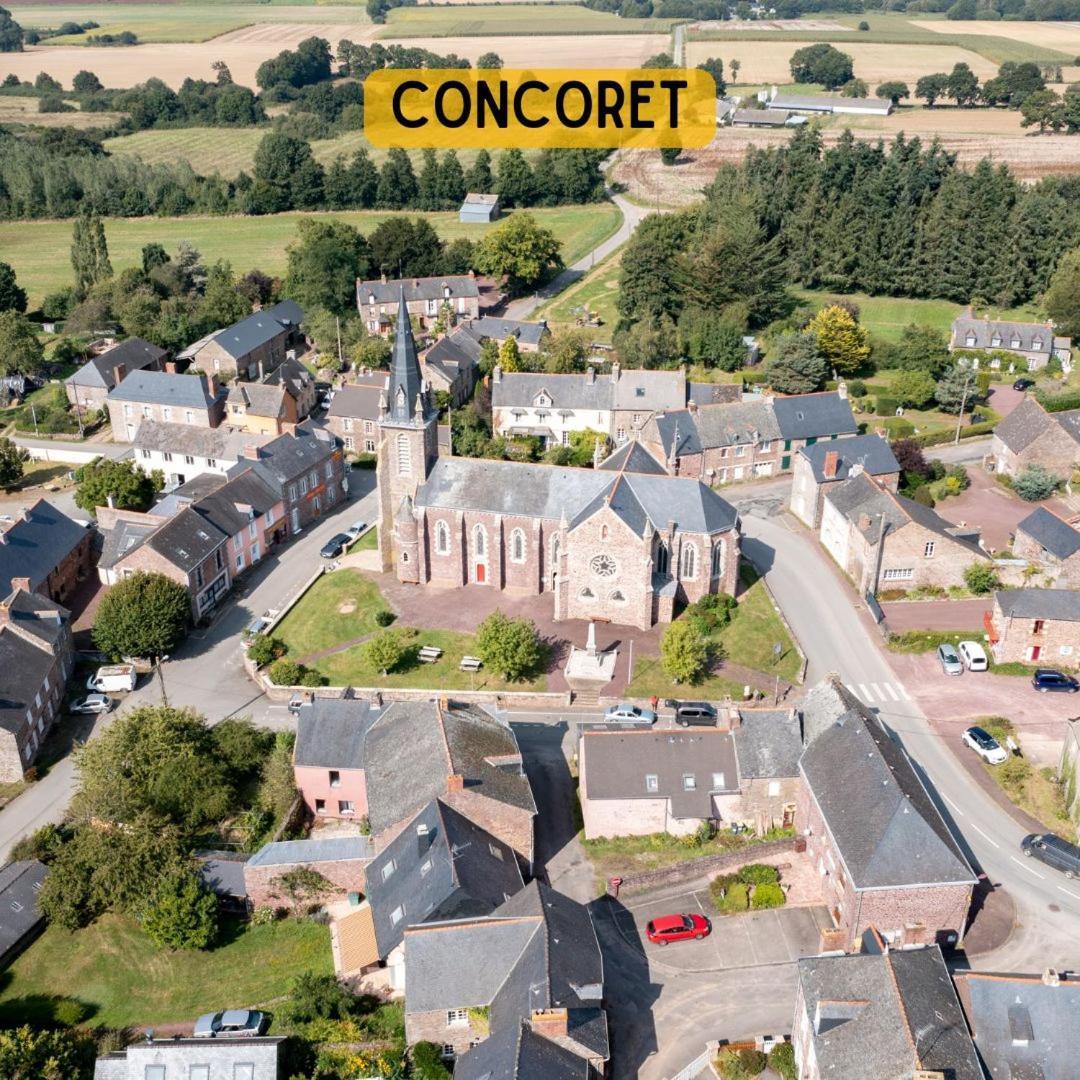 Camping Le Val Aux Fees - Broceliande Concoret Exterior foto