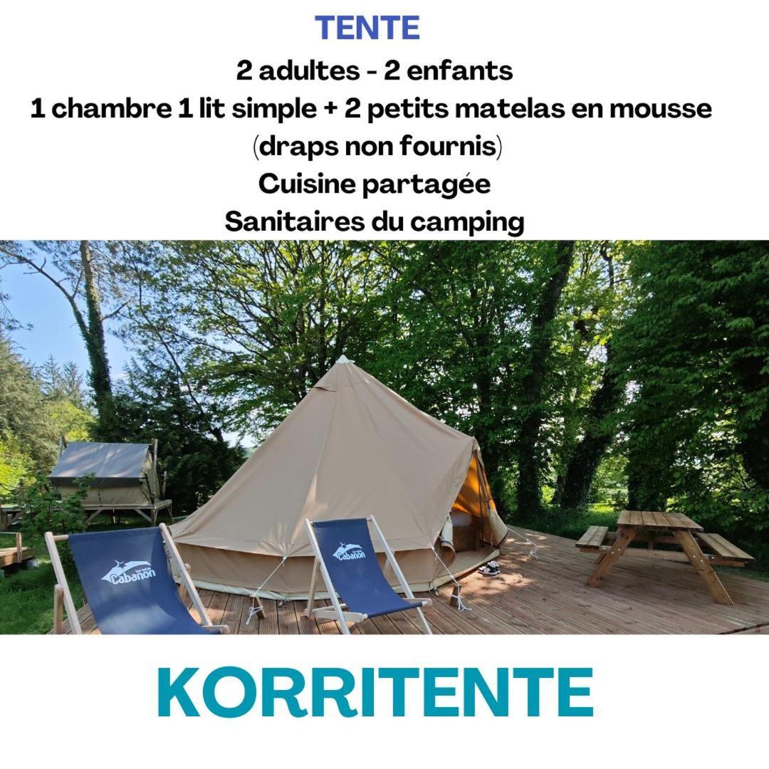 Camping Le Val Aux Fees - Broceliande Concoret Exterior foto